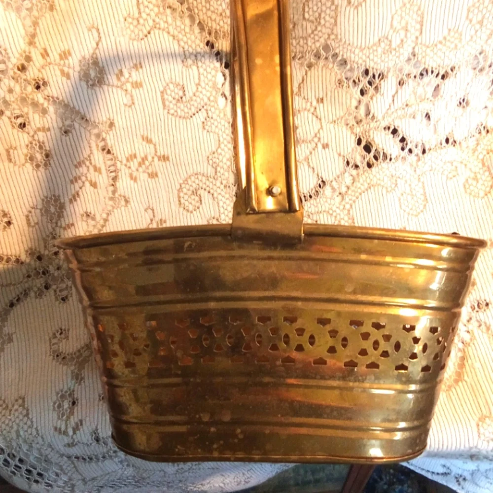 Solid brass basket